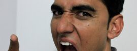 angry man