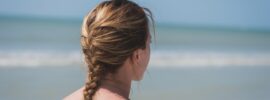lady on a beach