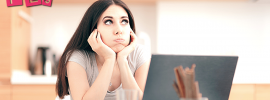 Girl suffering from Boredom