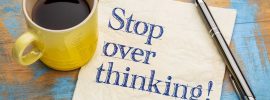 stop overthinking in a relationship