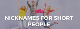 nicknames for short people